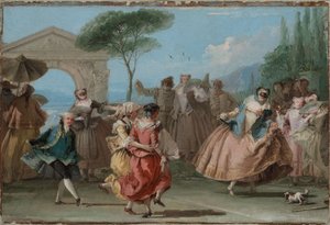 Das Menuett tekijältä Giovanni Domenico Tiepolo