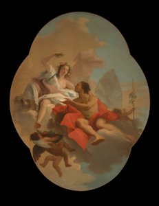 Flora ja Zephyr tekijältä Giovanni Domenico Tiepolo