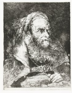 Mies avoimen kirjan kanssa Pääkokoelma (sarjan nimi) Raccolta di Teste (sarjan nimi) tekijältä Giovanni Domenico Tiepolo
