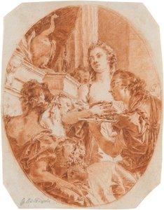 Tarquinius ja Lucretia tekijältä Giovanni Domenico Tiepolo
