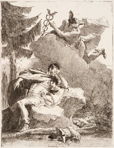 Aeneaan uni tekijältä Giovanni Domenico Tiepolo