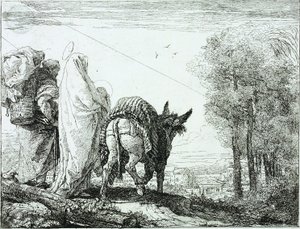 Pako Egyptiin tekijältä Giovanni Domenico Tiepolo