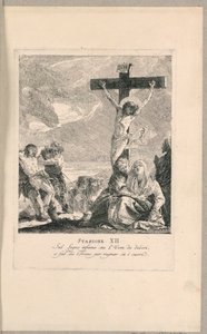Via crucis - Station XII, Ristiinnaulitseminen tekijältä Giovanni Domenico Tiepolo