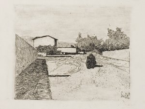 A Street tekijältä Giovanni Fattori