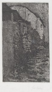 Bauco lähellä Roomaa [Bauco lähellä Roomaa] tekijältä Giovanni Fattori