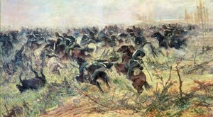 Ratsuväen panos tekijältä Giovanni Fattori