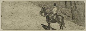 Ratsuväen sotilas tekijältä Giovanni Fattori