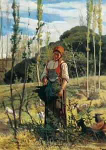 Maanviljelijä puussa tekijältä Giovanni Fattori