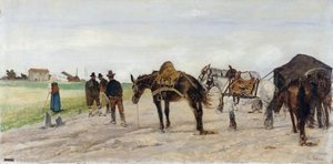 Rooman maaseutu tekijältä Giovanni Fattori