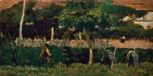 Puutarhurit, Giovanni Fattori tekijältä Giovanni Fattori