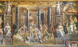 Konstantinuksen kaste tekijältä Giovanni Francesco (c.1488-1528) Penni