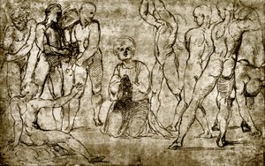 Pyhän Stefanoksen kivittäminen tekijältä Giovanni Francesco Penni