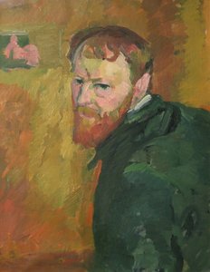 Omakuva Giacometti, Giovanni (1868-1933). Öljy kankaalle, c. 1913, mitat: 65x50. Kunsthaus Züerich tekijältä Giovanni Giacometti