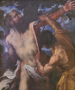 Pyhän Bartolomeuksen marttyyrius, Gian Giacomo Pandolfi (maalaus) tekijältä Giovanni Giacomo Pandolfi