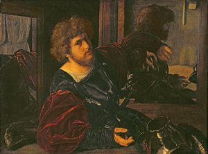 Bernardo di Sallan muotokuva (öljy paneelissa) tekijältä Giovanni Girolamo Savoldo