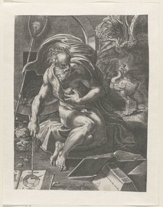 Diogenes tekijältä Giovanni Jacopo Caraglio (attributed to)