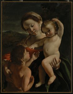 Madonna ja lapsi sekä Johannes Kastajan lapsi tekijältä Giovanni Lanfranco