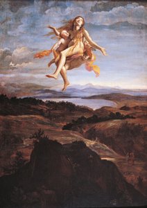 Giovanni Lanfrancon (1582-1647) tekemä Maria Magdaleena, jonka enkelit ovat ottaneet taivaaseen.