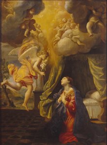 Ilmestys, n. 1615. tekijältä Giovanni Lanfranco