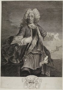 Johann Matthias, Schulenburgin kreivi. tekijältä Giovanni Marco Pitteri