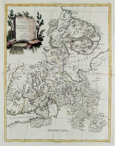 Venäjän Lappi Olonecholin, Karjalan, Bielozeron ja Inkerin hallituksineen Euroopan Venäjällä, "Uuden atlasin" Tome III:sta, kaiverrettu G. Zuliani tekijältä Giovanni Marco Pitteri