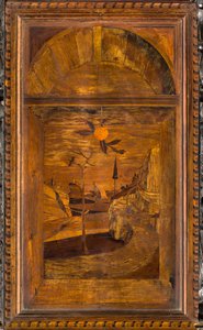 Lignaean Canonical Choir, upotekoriste Giovanni Maria Platina 1484, Superior Stall