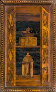 Lignaean Canonical Choir, upotekoriste Giovanni Maria Platina 1484, Superior Stall