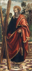 St. Andrew, n. 1496 (öljy paneelille) tekijältä Giovanni Martino Spanzotti