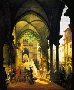 Giovanni Migliaran Louis XI Barolon linnassa (1785-1837) tekijältä Giovanni Migliara