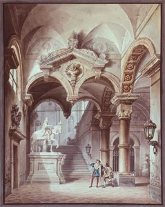Kiven vieras, Sevillan käytännöllinen jokeri, Giovanni Migliara (1785-1837) tekijältä Giovanni Migliara