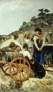 Italialainen tori (mosaiikki) tekijältä Giovanni Montelatici