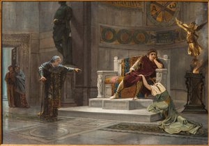 Konstantinus ja orja (öljy kankaalle)