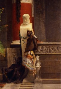 Poppean kosto, yksityiskohta, Giovanni Muzzioli (1854-1894), öljy kankaalle