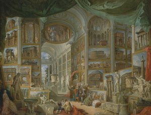 Muinainen Rooma, 1757. tekijältä Giovanni Paolo Pannini