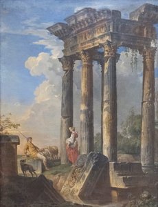 Rauniot paimenten kanssa tekijältä Giovanni Paolo Pannini