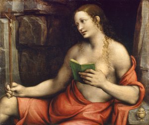 Katuva Pyhä Maria Magdaleena, n. 1520 (öljy paneelille)