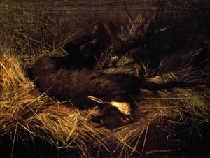 Kuollut säämiskä tekijältä Giovanni Segantini