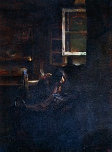 Tyhjä kehto tekijältä Giovanni Segantini