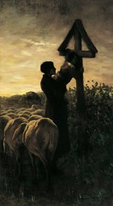 Kiss Cross, kirjoittanut Giovanni Segantini (1858-1899)