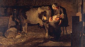 Kaksi äitiä tekijältä Giovanni Segantini