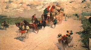 Gypsy Wagon (öljy)