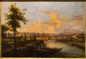 Näkymä Arnolle, n. 1850 (öljy kankaalle)