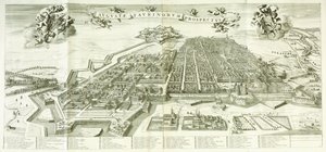 Näkymä Torinoon, 1672 tekijältä Giovanni Tommaso Borgonio