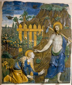 Noli Me Tangere -keramiikka, Giovanni della Robbia (1469-1529) Firenze, Bargellon kansallismuseo