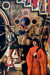 Benvegnudo da San Polon tyttären ihmeellinen parantuminen ristin pyhäinjäännöksen ansiosta, noin 1502 (öljy kankaalle).