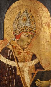 Saint Ambrose, 1465-70. tekijältä Giovanni di Paolo