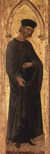 Siunattu Andrea Gallerani kuoli 1251, 1447-65. tekijältä Giovanni di Paolo