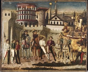 Kohtaus muinaisesta voitosta tekijältä Giovanni di Ser Giovanni Scheggia