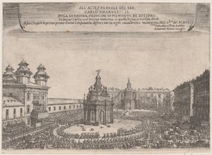 Festivaali Torinossa, lokakuussa 1650, 1650. tekijältä Giovenale Boetto