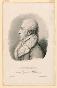 J. B. Sommarivan (1760-1826) muotokuva tekijältä Giovita Garavaglia